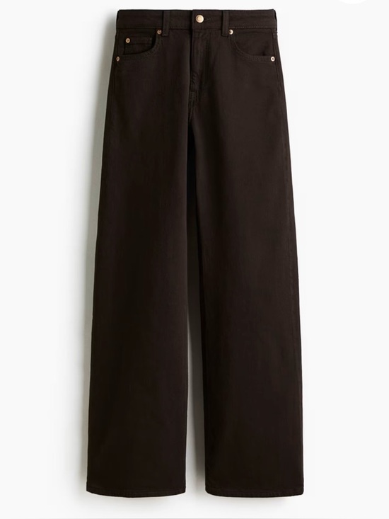 H&M Denim - H&M Wide High Waist Jeans